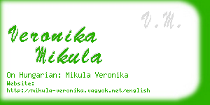 veronika mikula business card